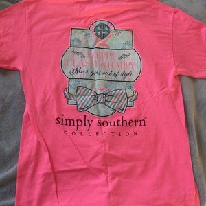 Simply Southern pink t-shirt
